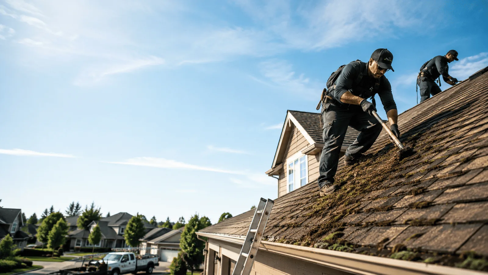 Roof Moss Removal in Goodwell, OK near me